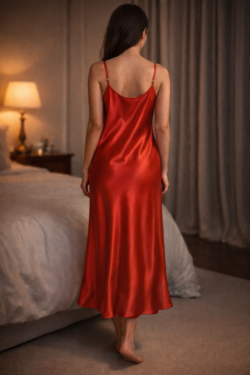 luxury nightgown for evening routine