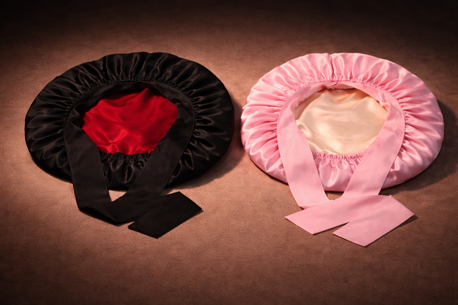 luxury sleep bonnet close up fabric