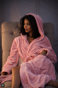 luxury robe for lounging at home