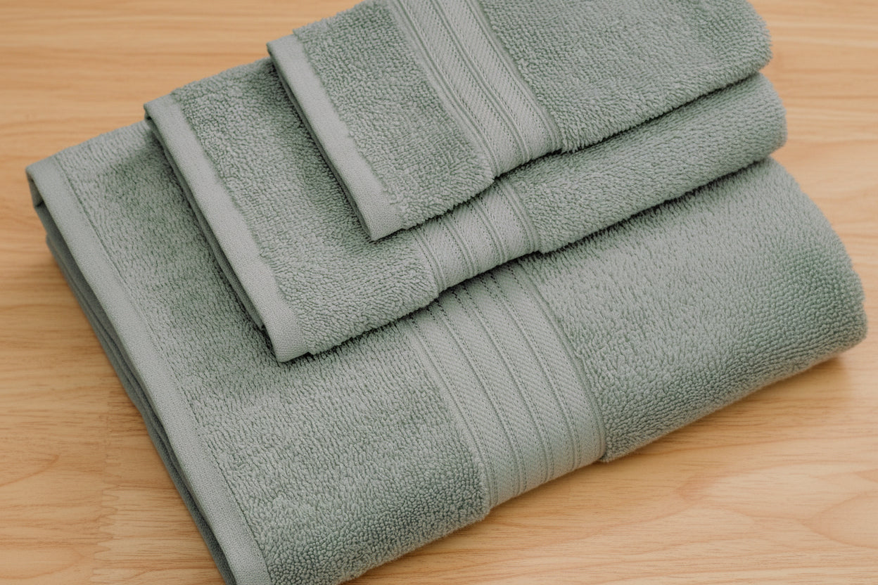 soft cotton towels for post shower routine